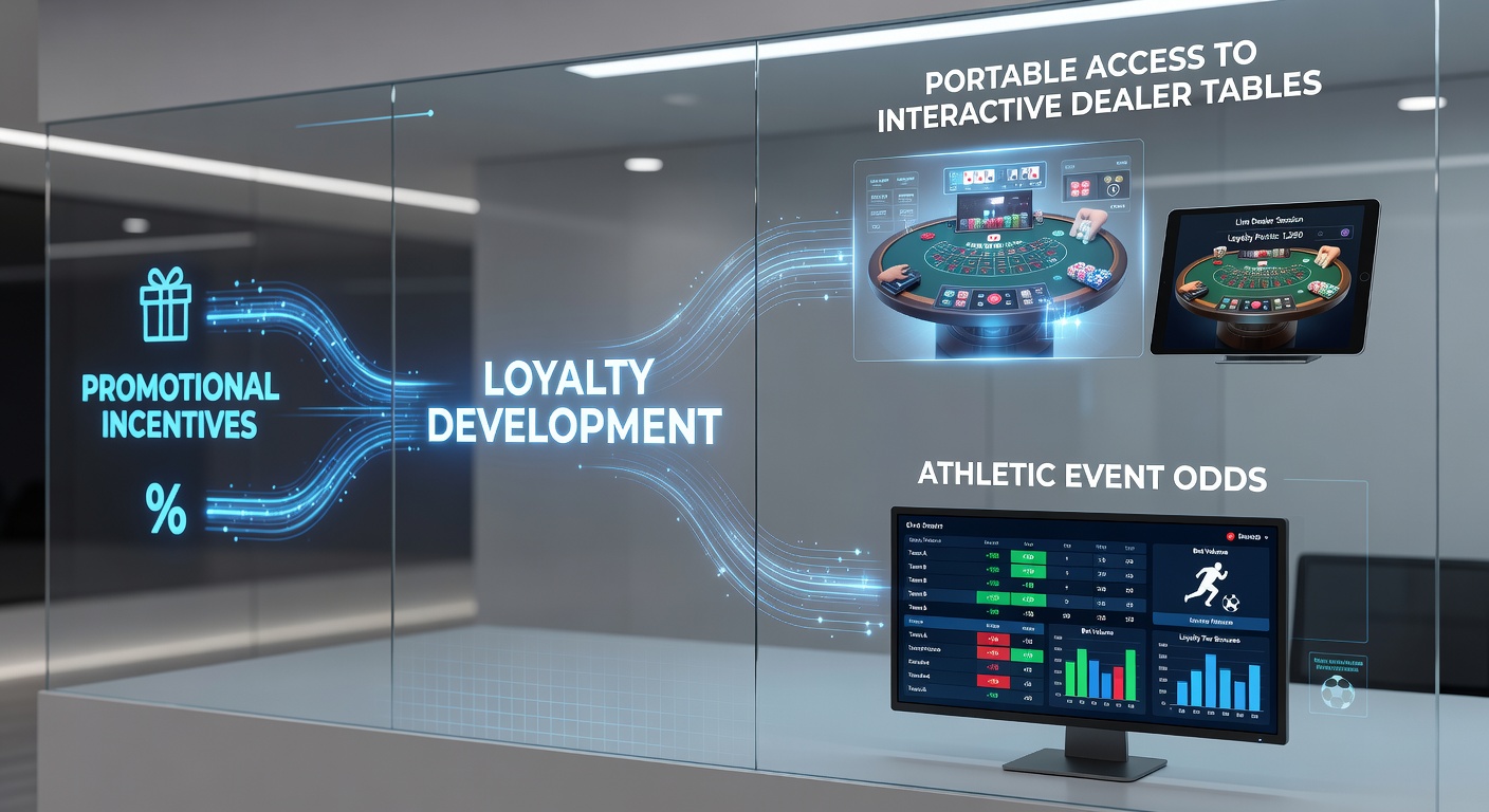 Illustration showing links between promotional incentives, mobile live dealer tables, and sports betting odds